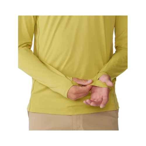 Mountain Hardwear Crater Lake Long Sleeve Crew Mountain Hardwear Crater Lake Long Sleeve Crew Férfi Hosszú ujjú póló 351-Bright Olive