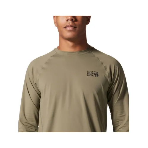 Mountain Hardwear Crater Lake Long Sleeve Crew Mountain Hardwear Crater Lake Long Sleeve Crew Férfi Hosszú ujjú póló 397-Stone Green