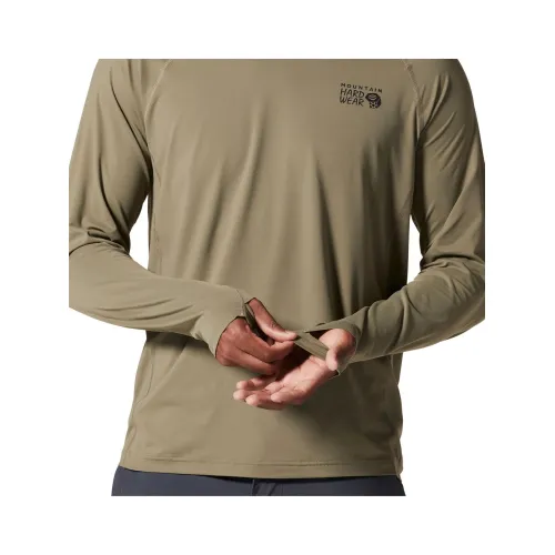 Mountain Hardwear Crater Lake Long Sleeve Crew Mountain Hardwear Crater Lake Long Sleeve Crew Férfi Hosszú ujjú póló 397-Stone Green