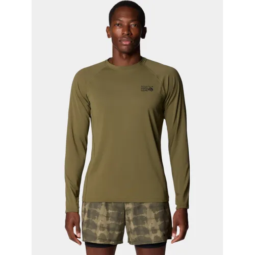 Mountain Hardwear Crater Lake Long Sleeve Férfi Hosszú ujjú póló 353-Combat Green