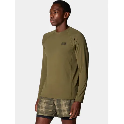Mountain Hardwear Crater Lake Long Sleeve Férfi Hosszú ujjú póló 353-Combat Green