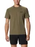 Mountain Hardwear Crater Lake Short Sleeve Férfi Sport felső 397-Stone Green