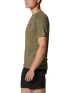 Mountain Hardwear Crater Lake Short Sleeve Férfi Sport felső 397-Stone Green