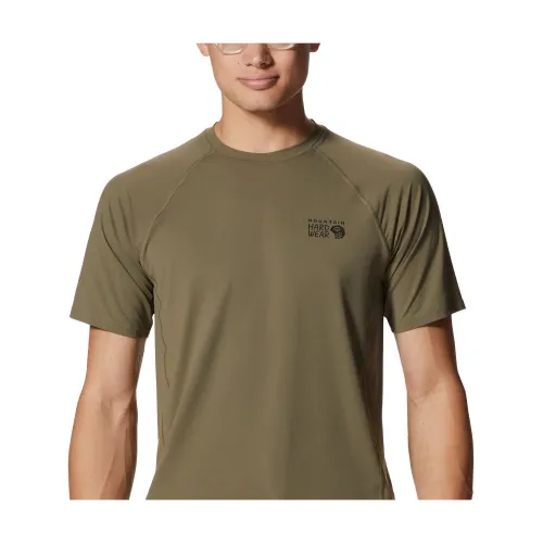 Mountain Hardwear Crater Lake Short Sleeve Férfi Sport felső 397-Stone Green