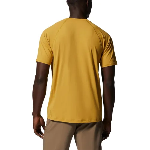 Mountain Hardwear Crater Lake Short Sleeve Férfi Sport felső 746-Mojave Tan