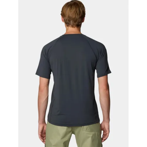 Mountain Hardwear Crater Lake Short Sleeve Férfi Sport felső 004-Dark Storm