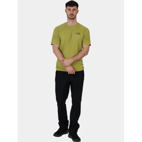 Mountain Hardwear Crater Lake Short Sleeve Férfi Sport felső 356-Moon Moss Forager XL Print