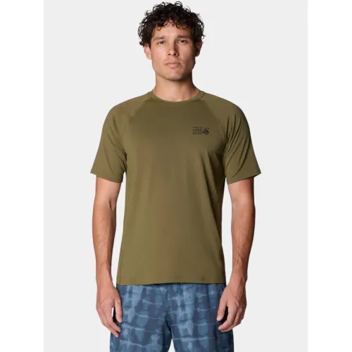 Mountain Hardwear Crater Lake Short Sleeve Férfi Póló 353-Combat Green