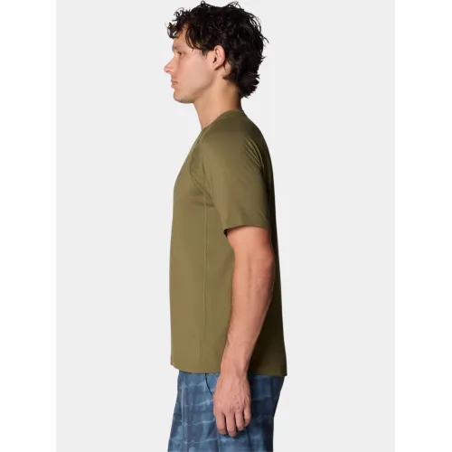 Mountain Hardwear Crater Lake Short Sleeve Férfi Póló 353-Combat Green