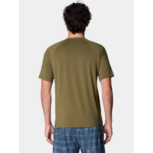 Mountain Hardwear Crater Lake Short Sleeve Férfi Póló 353-Combat Green