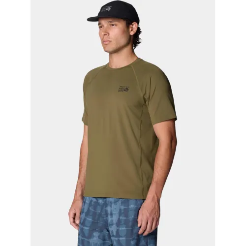 Mountain Hardwear Crater Lake Short Sleeve Férfi Póló 353-Combat Green