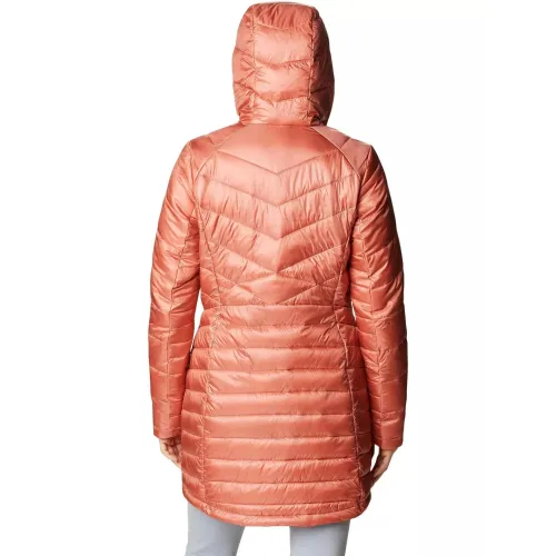 Columbia Joy Peak Mid Jacket Női Utcai Kabát 639-Dark Coral