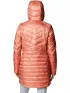 Columbia Joy Peak Mid Jacket Női Utcai Kabát 639-Dark Coral
