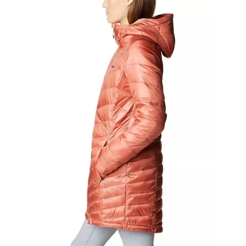 Columbia Joy Peak Mid Jacket Női Utcai Kabát 639-Dark Coral