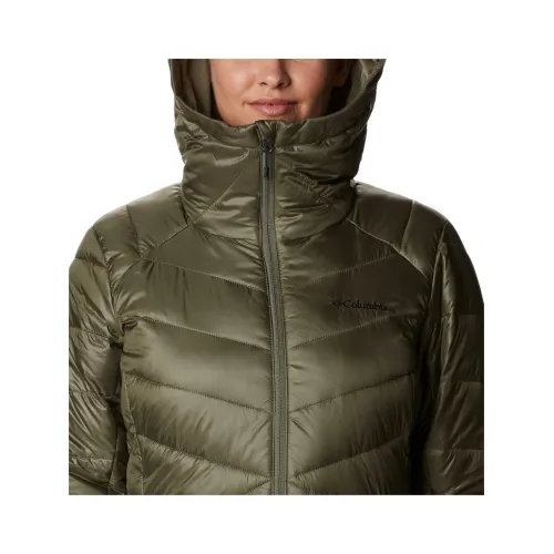 Columbia Joy Peak Mid Jacket Női Utcai Kabát 397-Stone Green