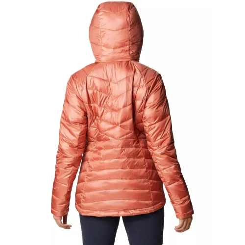 Columbia Joy Peak Hooded Jacket Női Utcai Kabát 639-Dark Coral
