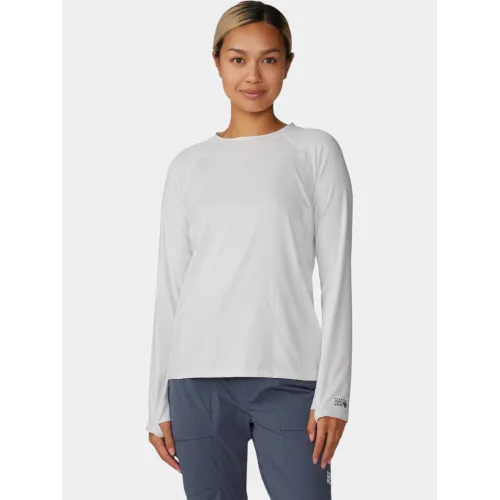 Mountain Hardwear Crater Lake Long Sleeve Női Fitness felső 102-Fogbank