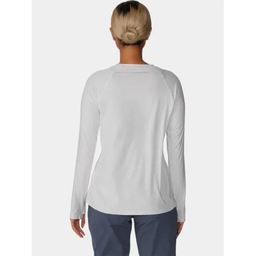 Mountain Hardwear Crater Lake Long Sleeve Női Fitness felső 102-Fogbank