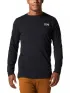 Mountain Hardwear MHW Back Logo Long Sleeve Férfi Hosszú ujjú póló 010-Black