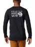 Mountain Hardwear MHW Back Logo Long Sleeve Férfi Hosszú ujjú póló 010-Black