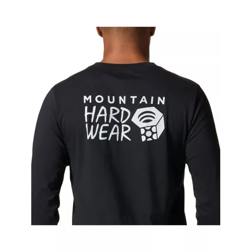 Mountain Hardwear MHW Back Logo Long Sleeve Férfi Hosszú ujjú póló 010-Black