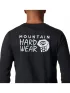 Mountain Hardwear MHW Back Logo Long Sleeve Férfi Hosszú ujjú póló 010-Black