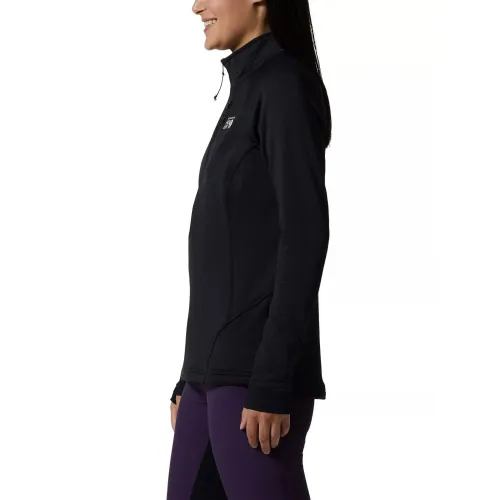 Mountain Hardwear Polartec Power Grid Half Zip Jacket Mountain Hardwear Polartec Power Grid Half Zip Jacket Női Polár, Softshell, Középréteg 010-Black