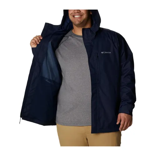 Columbia Hikebound Jacket Férfi Esőkabát 464-Collegiate Navy