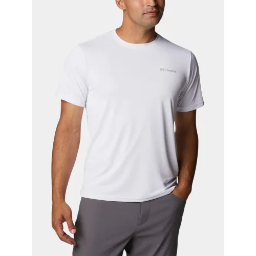 Columbia Columbia Hike Crew Férfi Póló 100-White