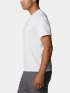Columbia Columbia Hike Crew Férfi Póló 100-White