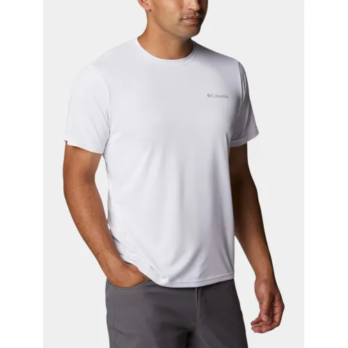 Columbia Columbia Hike Crew Férfi Póló 100-White