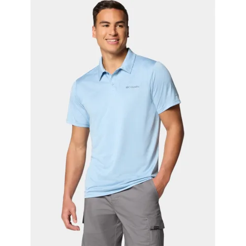 Columbia Hike Polo Férfi Galléros póló 431-Ripple Blue