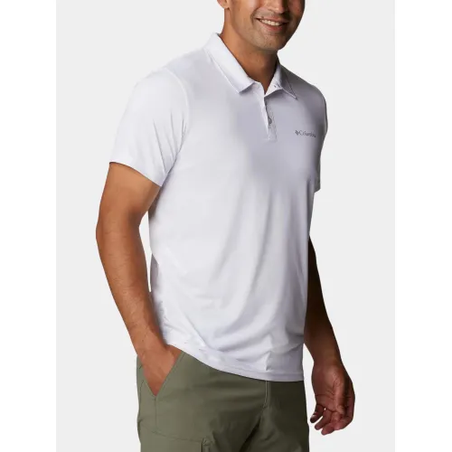 Columbia Columbia Hike Polo Férfi Galléros póló 100-White