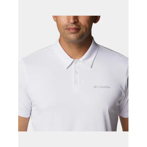 Columbia Columbia Hike Polo Férfi Galléros póló 100-White