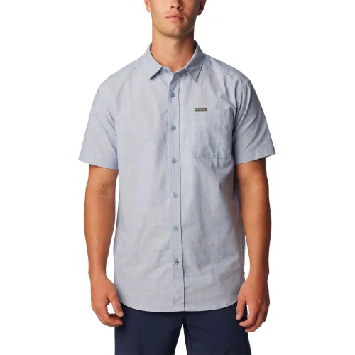 Columbia Rapid Rivers Novelty Short Sleeve Shirt Férfi Ing 479-Skyler