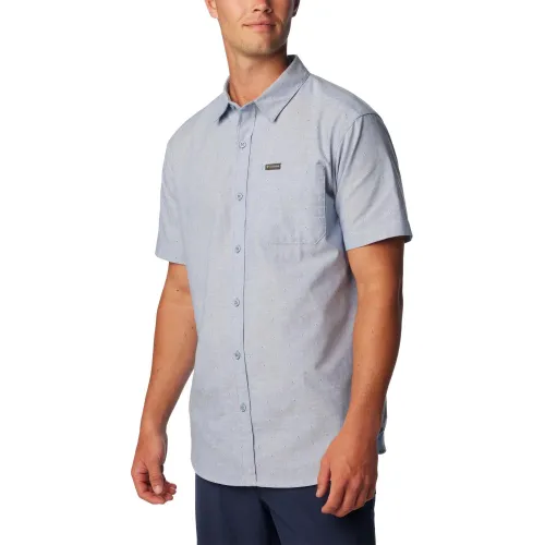 Columbia Rapid Rivers Novelty Short Sleeve Shirt Férfi Ing 479-Skyler