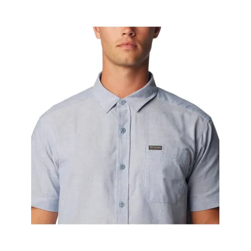 Columbia Rapid Rivers Novelty Short Sleeve Shirt Férfi Ing 479-Skyler