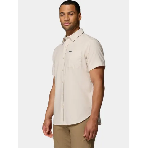 Columbia Rapid Rivers Novelty Short Sleeve Férfi Ing 278-Dark Stone