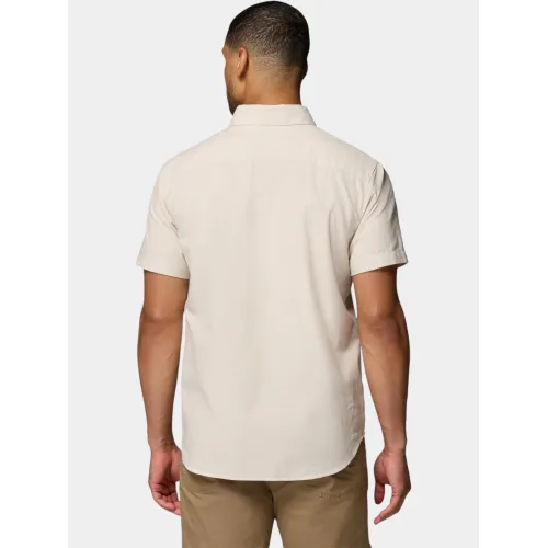 Columbia Rapid Rivers Novelty Short Sleeve Férfi Ing 278-Dark Stone