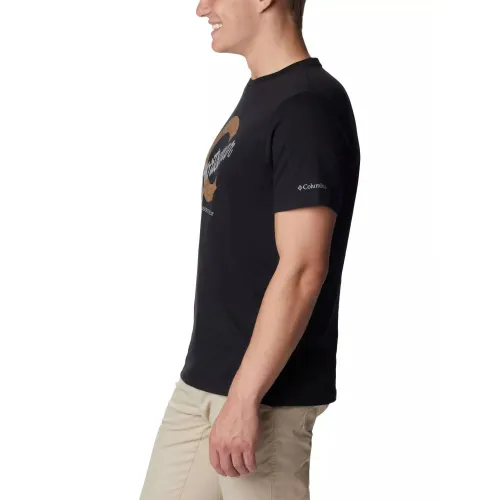 Columbia Csc Seasonal Logo Tee Férfi Póló 012-Black