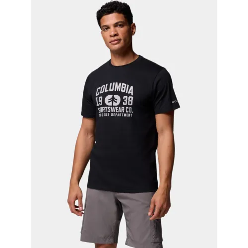 Columbia CSC Seasonal Logo Tee Férfi Póló 007-Black