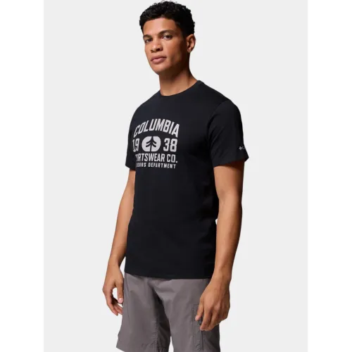 Columbia CSC Seasonal Logo Tee Férfi Póló 007-Black