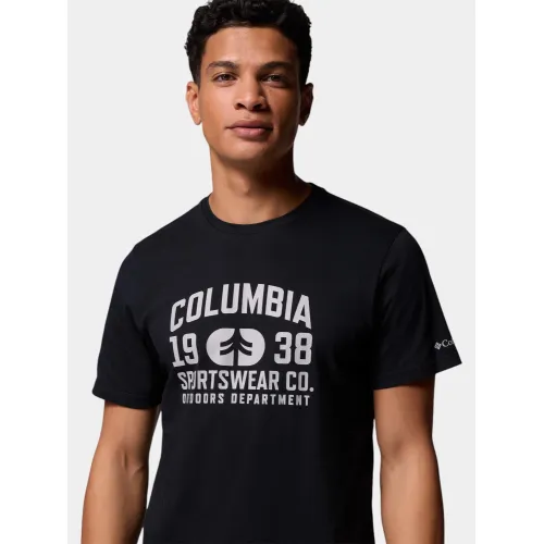 Columbia CSC Seasonal Logo Tee Férfi Póló 007-Black