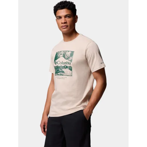 Columbia CSC Seasonal Logo Tee Férfi Póló 282-Dark Stone