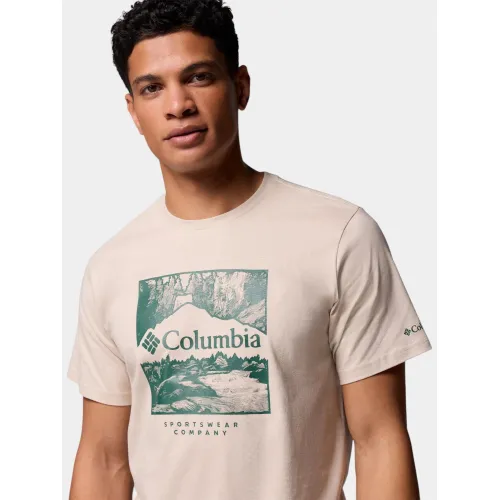 Columbia CSC Seasonal Logo Tee Férfi Póló 282-Dark Stone