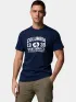 Columbia CSC Seasonal Logo Tee Férfi Póló 470-Collegiate Navy
