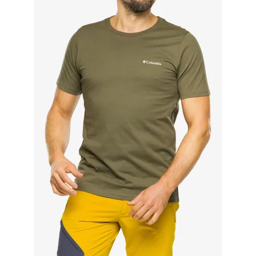 Columbia CSC Seasonal Logo Tee Férfi Póló 397-Stone Green