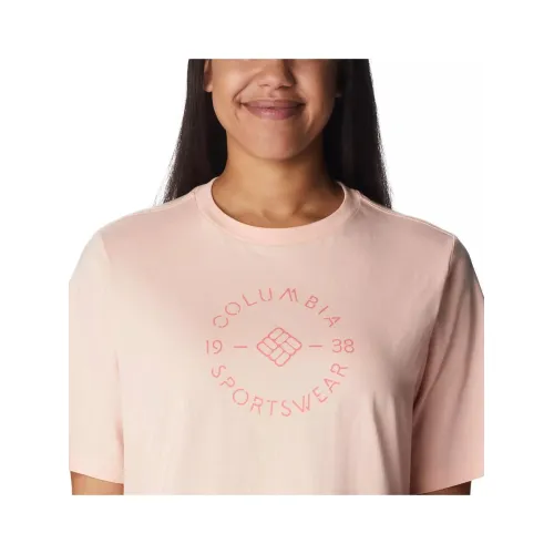 Columbia North Cascades Relaxed Tee Női Póló 890-Peach Blossom