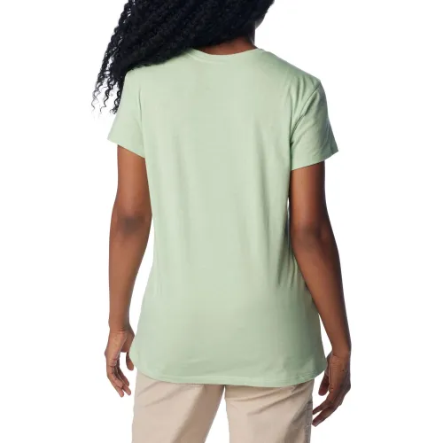 Columbia Columbia Trek Short Sleeve Graphic Tee Női Póló 349-Sage Leaf
