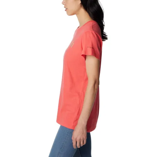 Columbia Columbia Trek Short Sleeve Graphic Tee Női Póló 608-Juicy